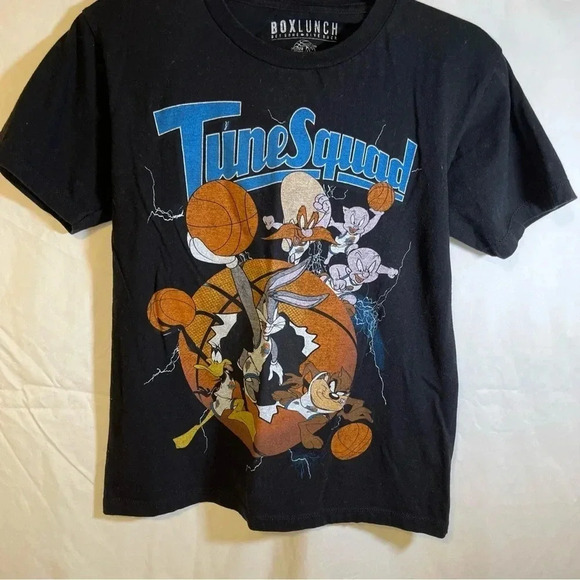 Space Jam Looney TuneTune Squad Retro Graphic short sleeve T-Shirt Black Size M - Picture 5 of 5